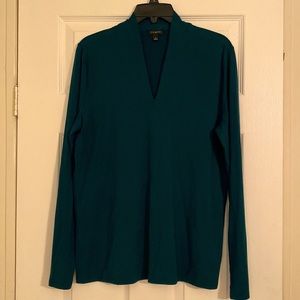 Talbots Dark Green Top